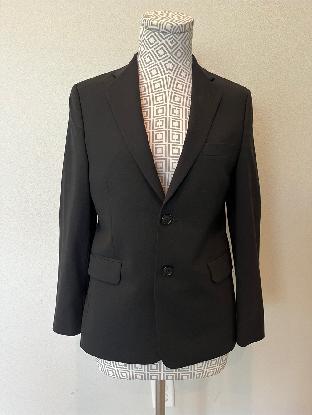Nordstrom Boys Blazer - Two-Button Black Jacket